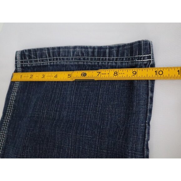 Y2K BAGGY JNCO SOUTHPOLE STYLE WIDE LEG RELAXED SKATER RICH KID‎ JEANS 42x32 - Picture 8 of 8